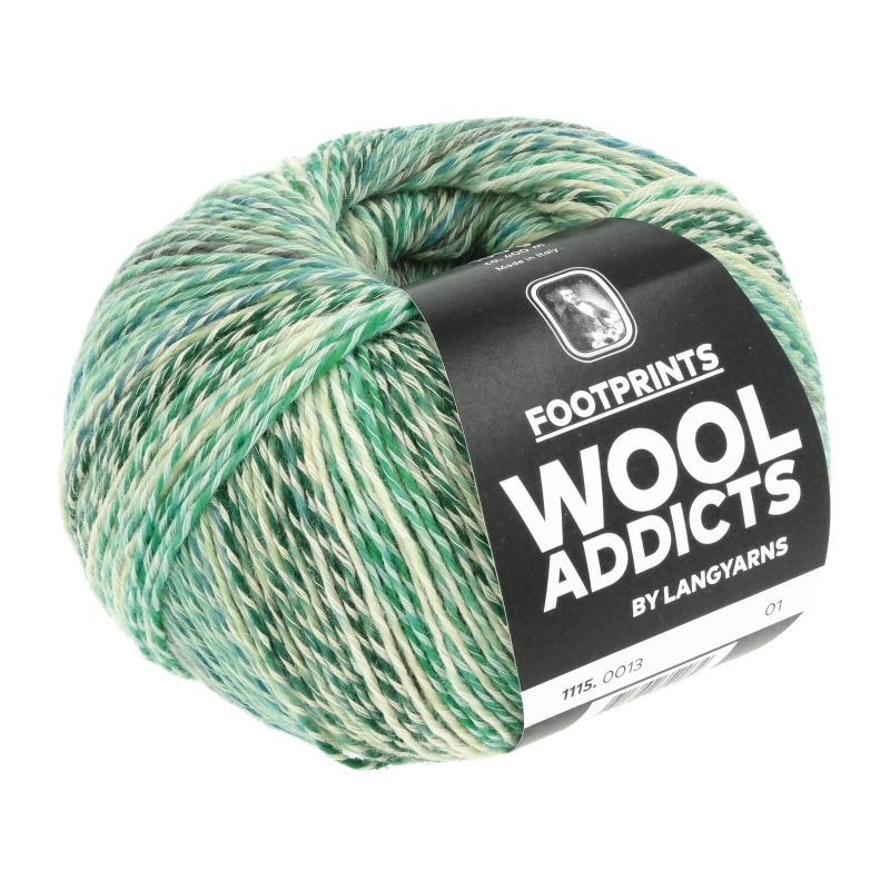 Wool Addicts Footprints 100g 400m letná ponožková