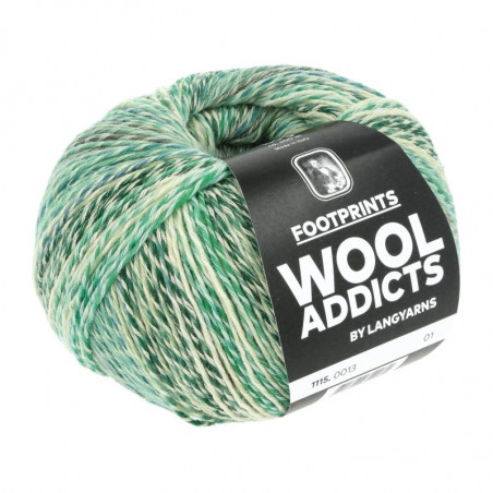 Wool Addicts Footprints 100g 400m letná ponožková