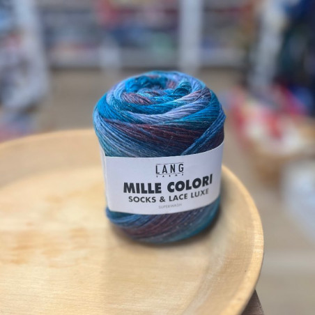 Ponožková vlna Mille Colori  S&L luxe 100g 400m