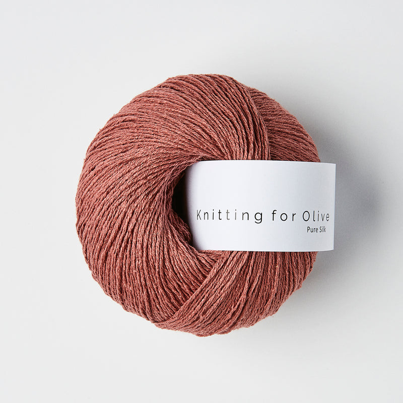 Pure Silk – hodvábna priadza 100 % hodváb | Knitting for Olive