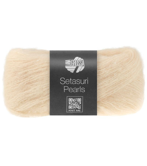 Setasuri pearls - priadza so sklenenými korálkami 25g 140m