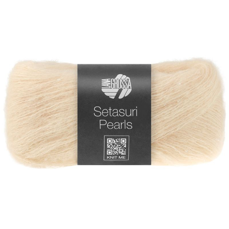 Setasuri pearls - priadza so sklenenými korálkami 25g 140m