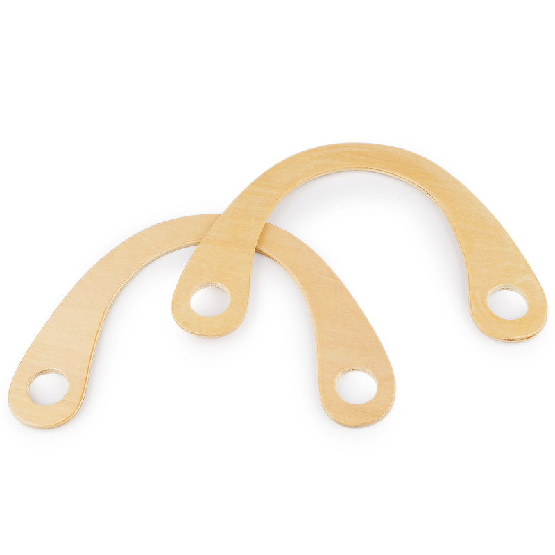 Wooden Bag Handles in Various Colours