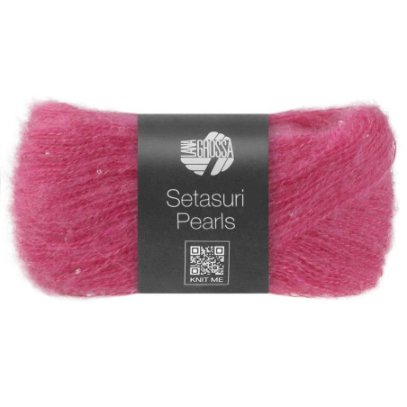 Setasuri pearls - priadza so sklenenými korálkami 25g 140m
