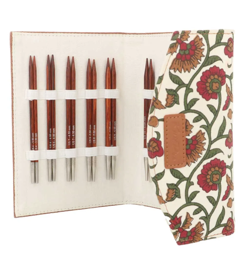 KnitPro Cocoa Deluxe – sada drevených vymeniteľných ihlíc