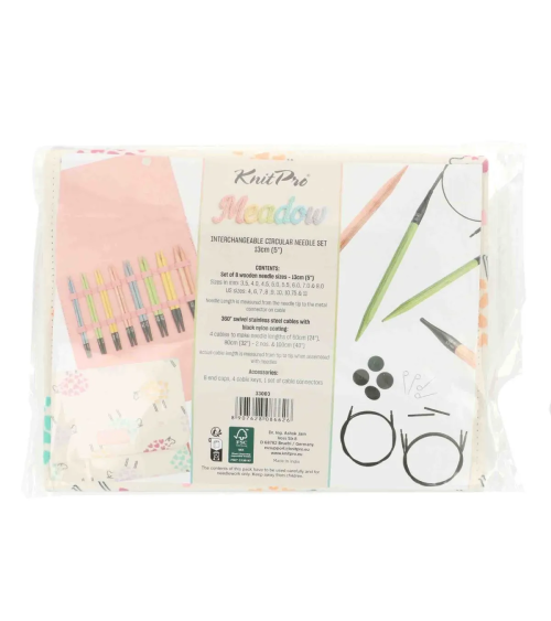 KnitPro Meadow – súprava vymeniteľných ihlíc 13 cm