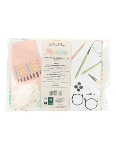 KnitPro Meadow – súprava vymeniteľných ihlíc 13 cm