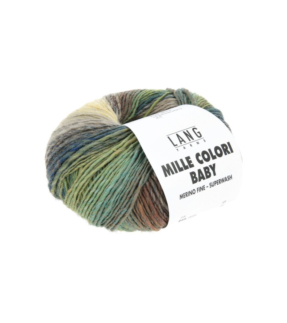Tenká merino priadza  Mille colori baby 50g 190m